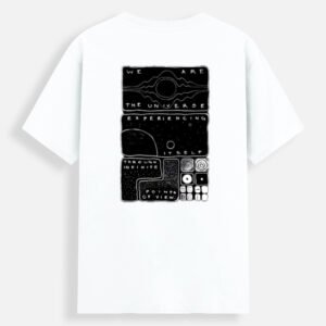 White Tshirt The Universe Exp .