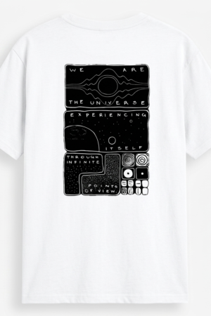 The Universe Experence White Stretch T-shirt