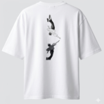 Illusion White Oversized Standard T-Shirt