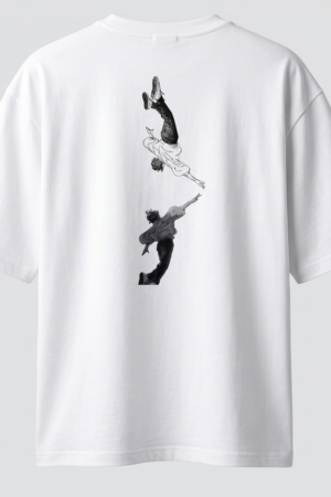 Illusion White Oversized Standard T-Shirt
