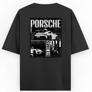 Oversized Classic T-Shirt Porsche Print