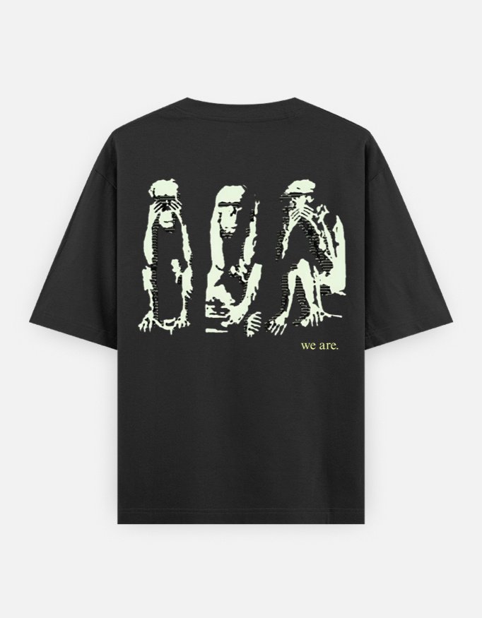 Premium cotton 300 gsm Oversized Classic T-shirt - Image 3