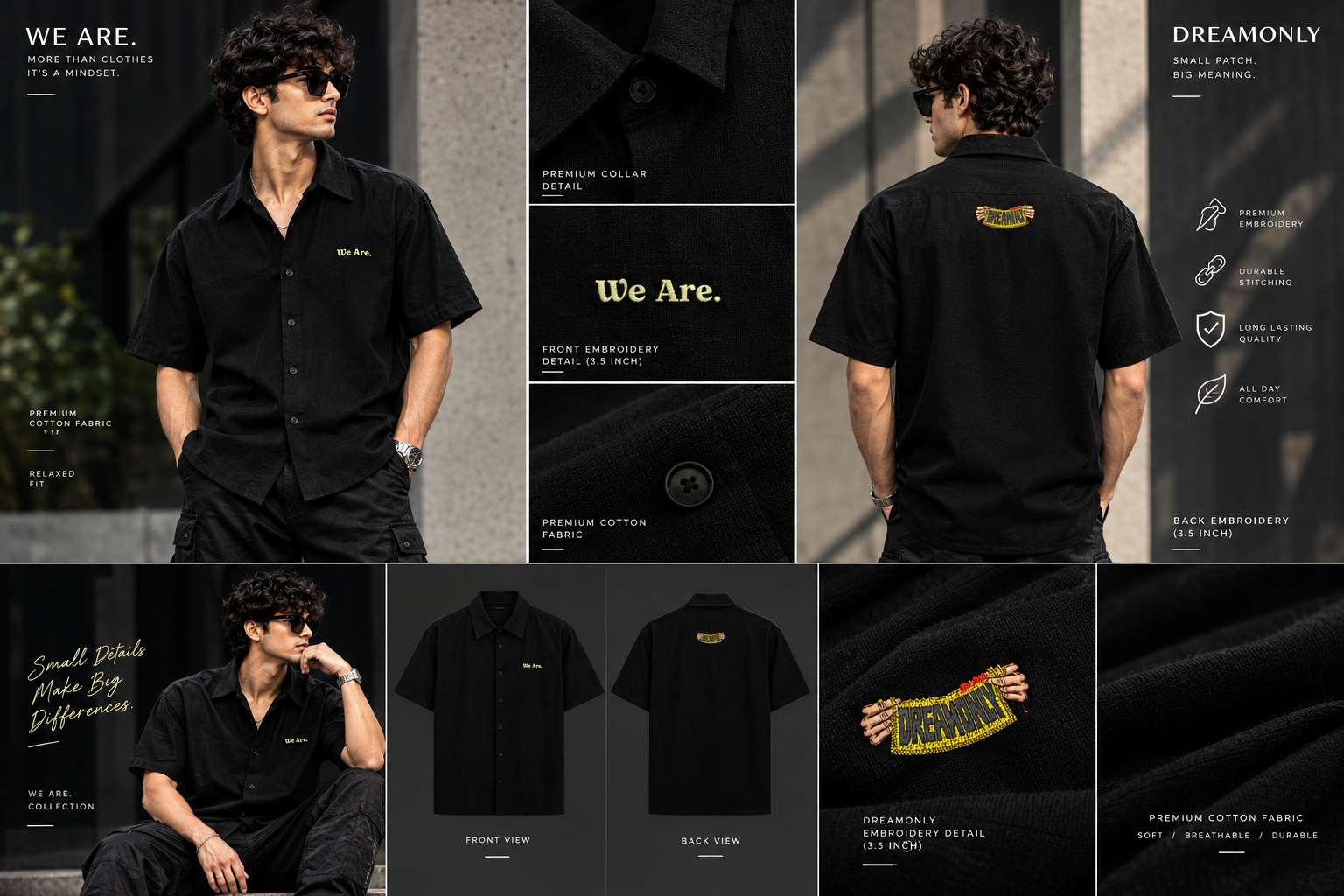 Embroided Dreams Oversized Shirt - Image 7