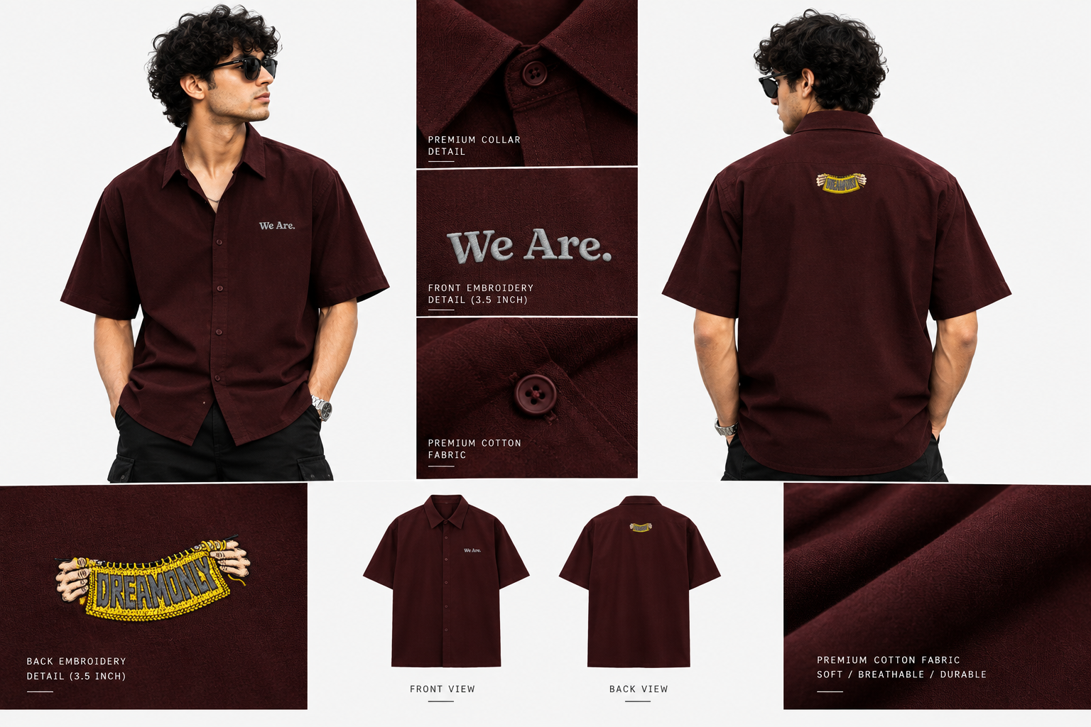 Embroided Dreams Oversized Shirt - Image 8